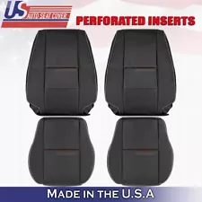 2001 to 2005 For Lexus IS300 Front Set Bottoms &Tops Leather Seat Cover Black