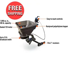 80 LBS CAPACITY for UTV ATV Mount Motor Fertilizer Grass Seeder Spreader Farming