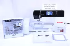 MINT BERNINA 590 SEWING QUILTING & EMBROIDERY MACHINE WITH BSR & LUGGAGE BAG!