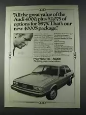 1980 Audi 4000S Car Ad - Our New Package