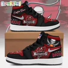 NFL Tampa Bay Buccaneers Creamsicles Air Jor-dan 1 Hightop Shoes