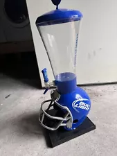 Bud Light Beer Football Helmet Super Tube 128 Ounce Dispenser Tap Tower