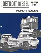 Truck Brochure - Detroit Diesel - Engines for Ford Trucks - c1966 (T4399)