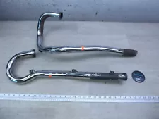 1972 Honda CL350 Scrambler H1603) chrome exhaust header pipes set