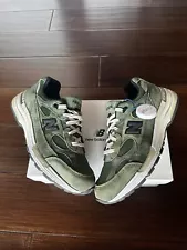 Size 8.5 - New Balance JJJJound x 992 Made in USA Mossy Green