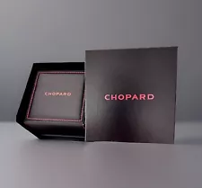 CHOPARD CLASSIC RACING WATCH STORAGE BOX 100% AUTHENTIC (RED) NEW!