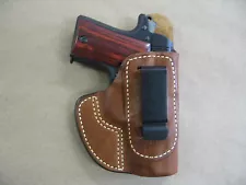 Rock Island Baby Rock 380 IWB Molded Leather Concealed Carry Holster CCW TAN RH