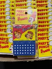 39 - Vintage Party Punch Board Games for Birthday