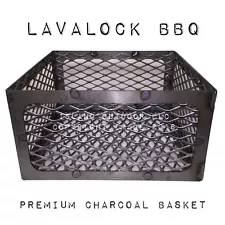 LavaLock® Brinkmann Cimarron Smoke King Offset 12x12x6 Laser Charcoal box basket