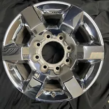 GMC Sierra Denali 2500HD OEM 18x8 18” Wheel Rim 8 Lug Chrome Duramax GM 5812 PYR