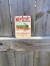 KENTUCKY WAGON PORCELAIN DOOR SIGN TENNESSEE FARM HORSE LOUISVILLE OLD HICKORY