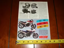 HONDA 1000 INTERCEPTOR 500 INTERCEPTOR VANCE & HINES ORIGINAL 1984 AD