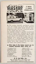 1962 Print Ad Alaskan Camper Raises,Lowers,Hydraulically R.D. Hall Sun Valley,CA