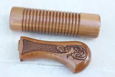 MOSSBERG 590 SHOCKWAVE 12 GA. FOREND & WOODSTOCK TEAK WOOD FURNITURE ENGRAVED