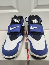 Nike Air Diamond Turf White Royal Black Size 10.5 w/box