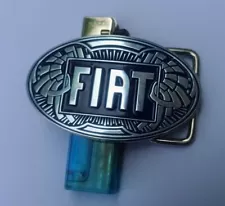 vintage fiat car 500 buckle for sale 124 spider old logo