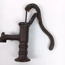 Vintage Cast Iron Hand Waterpump 9 Inch Farmhouse