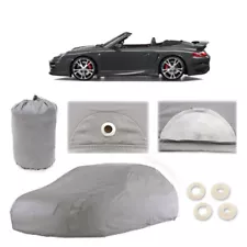 Porsche 911 6 Layer Car Cover Fitted In Out door Water Proof Rain Snow Sun Dust