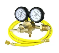 Nitrogen Gas Regulator 0-600 PSIG HVAC Purging, Pressure Charge with Hose - SÜA