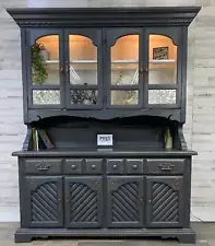 Large Thomasville Dark Gray Hutch