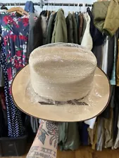 Stetson Stratoliner Special Edition Hemp Fedora Size 7 3/8 Open Road