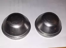 1969-82 Corvette Front Wheel Hub Grease Caps Pair New