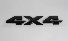 Gloss Black 4x4 Emblem For Dodge Ram Rear Tailgate Badge Back Logo Nameplate (For: 2015 2500)