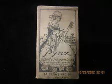 ANTIQUE PYNX SOAP POWDER "A DAINTY FRAGRANT SOAP" FOR WASHING DELICATE CLOTHES