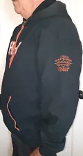 SALE! VTG Harley Davidson Pullover Hood Sweatshirt Yucca Valley Cotton CA XL