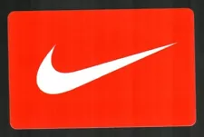 NIKE White Swoosh Over Orange Background 2022 Gift Card ( $0 )