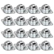 16 Pack 34 Roller Ball Transfer Bearings Transfer Bearing Unit Carbon Steel Roll