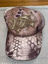 G LOOMIS Logo Camo Adjustable Cap Dad Hat Baseball Green Brown Fishing