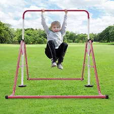 Adjustable Junior Kids Training Horizontal High Bars Gymnastics Bar For Home Gym