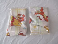 Winnie The Pooh Disney Vintage Fabric Pooh Tigger White