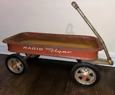 Vintage Radio Flyer Wagon With Rare Logo..