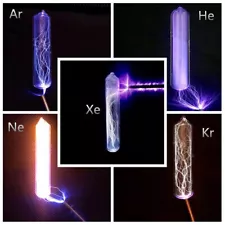 Rare Luminous Gas Sealed Tube Display Specimen Elements Collection Hobby Gifts