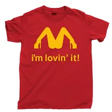 McDonalds I'm Loving It Tee New Red Funny T'shirt -up to 5x/