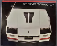 1983 Chevrolet Camaro Brochure Z28 Berlinetta Sport Coupe Excellent Original 83