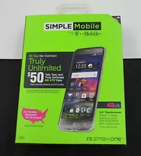 Simple Mobile Android ZTE ZMax One Phone (New, Not Activated)