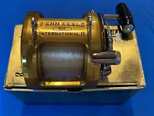 Penn International II 50T Big Game Reel pre-spooled 50# of Jinkai I.G.F.A. Line