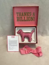 Victoria’s Secret PINK Thanks A Billion Leather Dog With Box