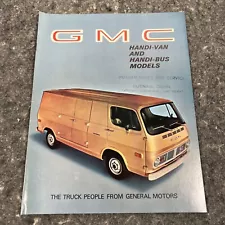 Original 1969 GMC Handi-Van and Handi-Bus Models Sales Brochure 69