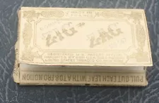 Vintage Collectible Zig Zag Rolling Paper for Tobacco