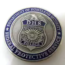 U.S. FEDERAL PROTECTIVE SERVICE POLICE CHALLENGE COIN