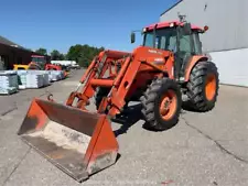 2002 Kubota M9000 4WD Diesel Utility Farm Tractor PTO Front-End Loader bidadoo