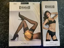 Wolford Garter Belt (S) & Thigh High Stockings (XS), New And Unopened VERY SEXY!