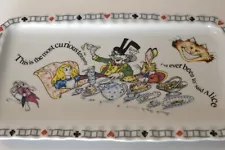 Alice In Wonderland Cafe Curious Tea Party Serving Tray Paul Cardew England 2010