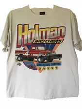 Adults Large Tee National Tractor Pulling Championships Holman Brothers 4 play