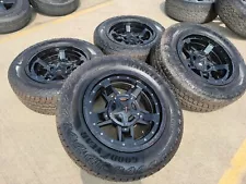 20x9 KMC XD Rockstar 2 black Ram Tundra rims wheels tires 5x150 5x5.5 -12