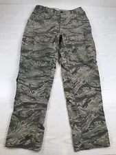 Vintage Camo Cargo Pants Mens 34 Green Ripstop Trousers Air Force Fatigues